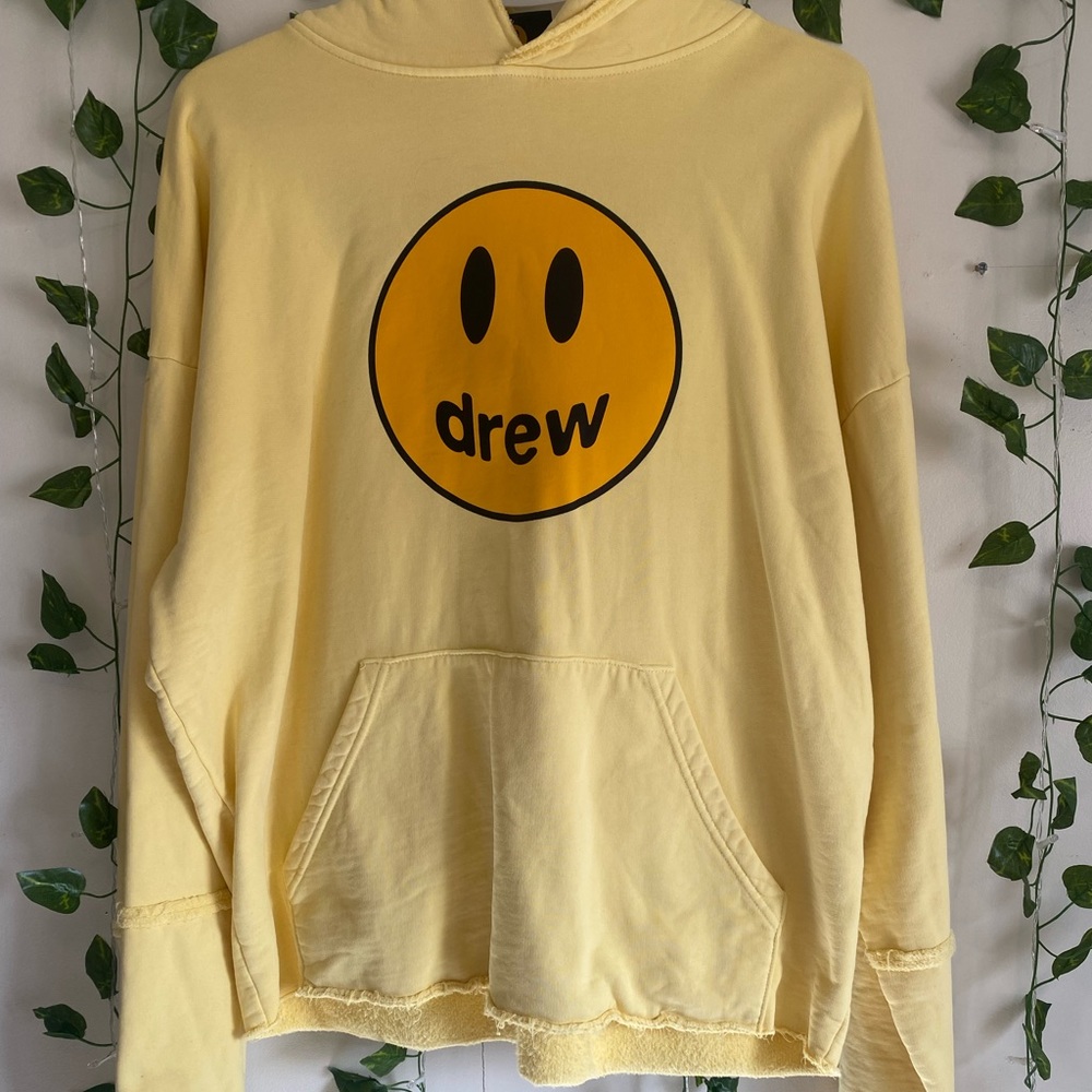 Drew House XS Light Yellow Hoodie
